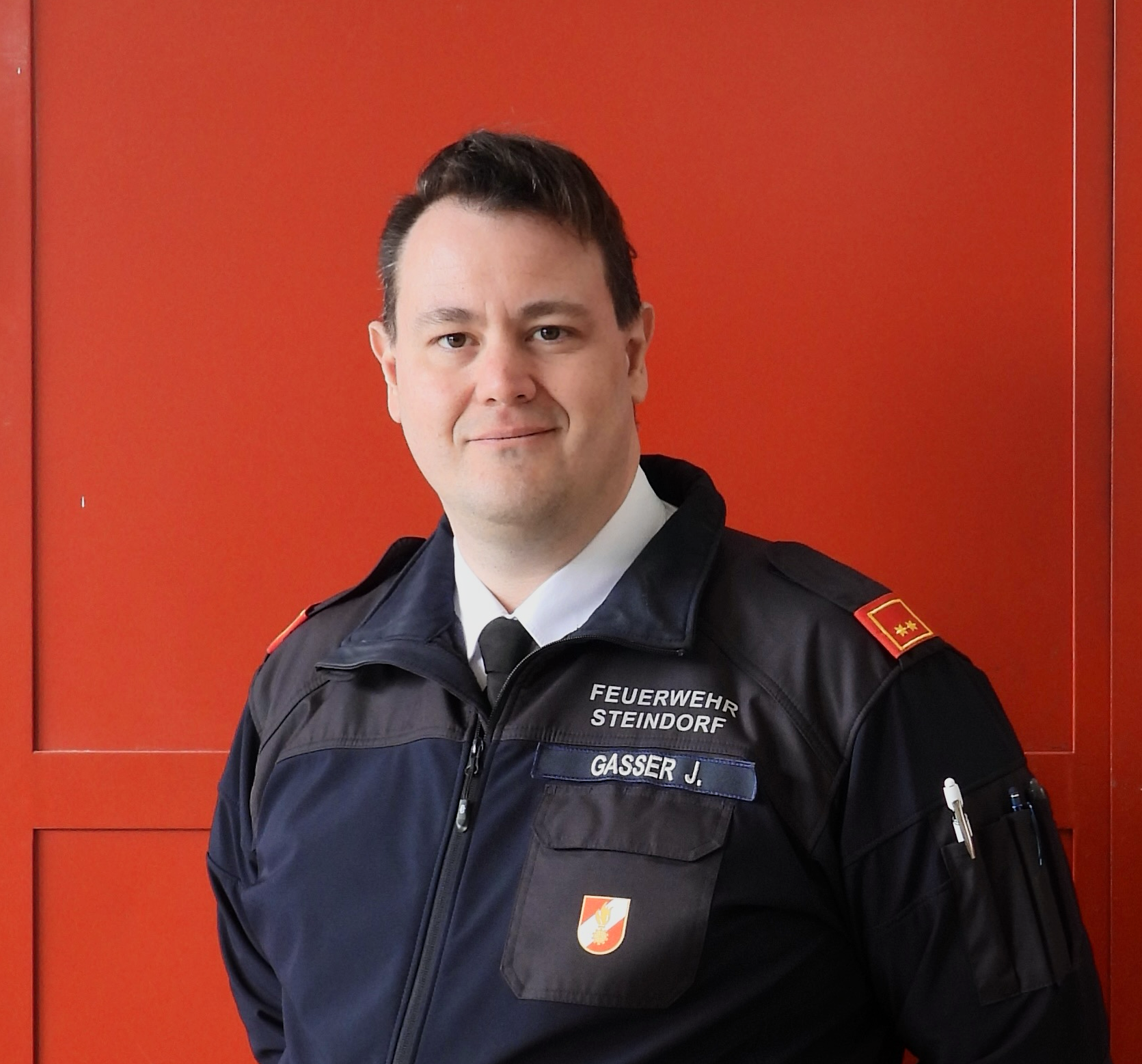 Dipl.-Ing. Johannes Gasser, Ortsfeuerwehrkommandant