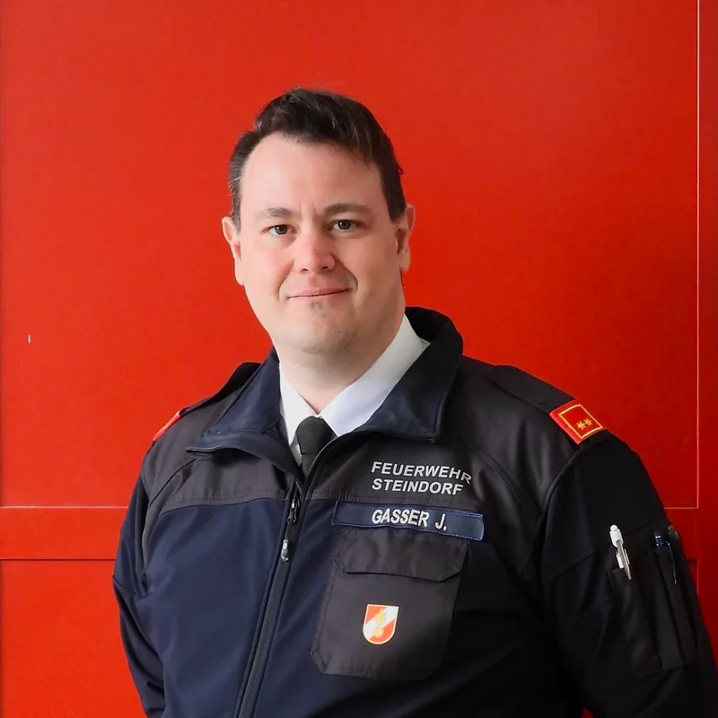 Dipl.-Ing. Johannes Gasser, Ortsfeuerwehrkommandant